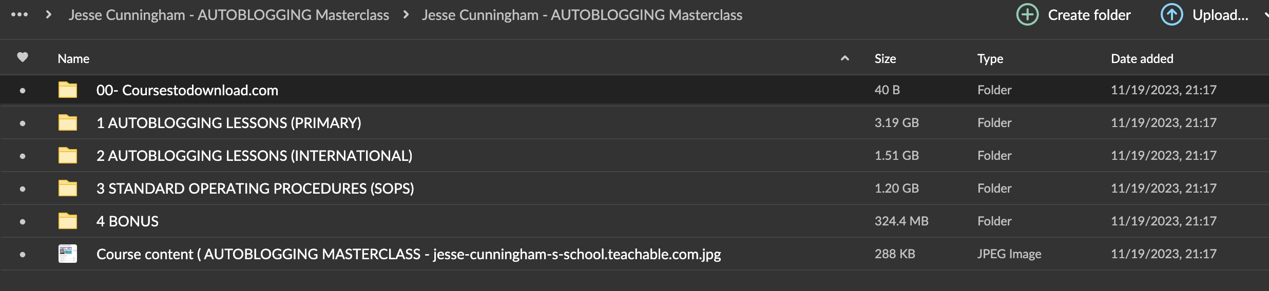 Jesse Cunningham – AUTOBLOGGING Masterclass Download