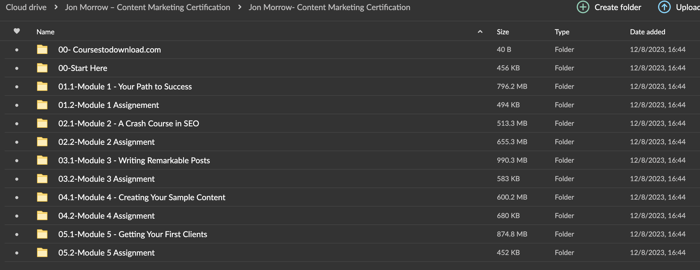 Jon Morrow – Content Marketing Certification Download