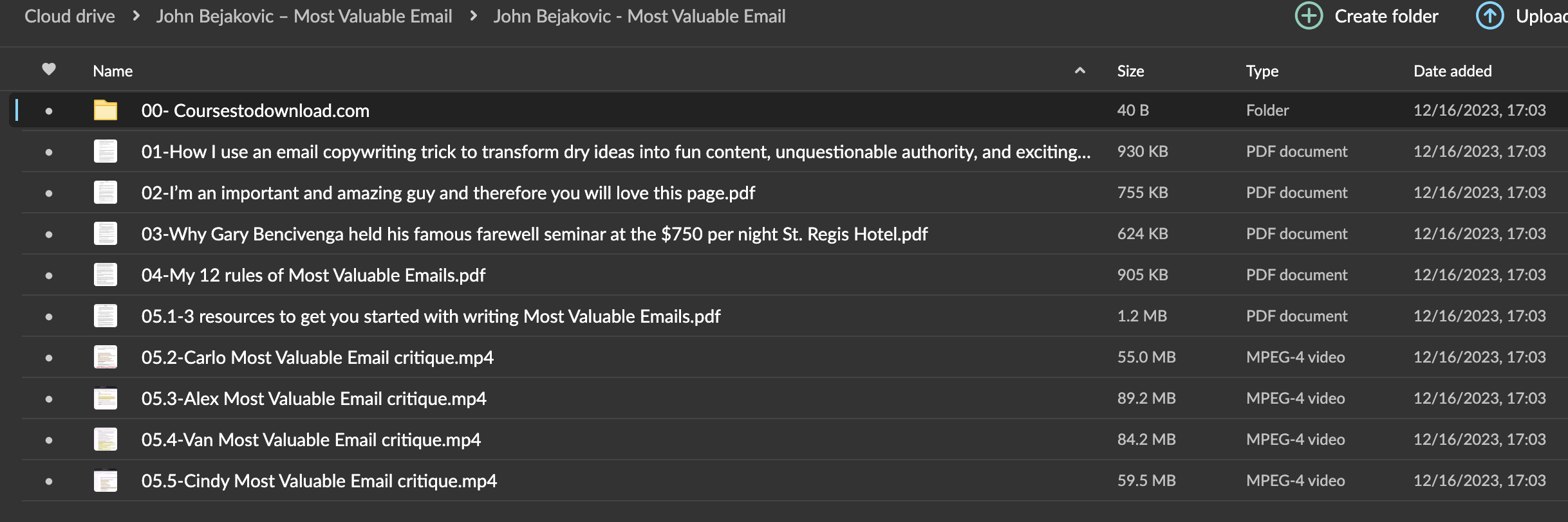 John Bejakovic – Most Valuable Email Download