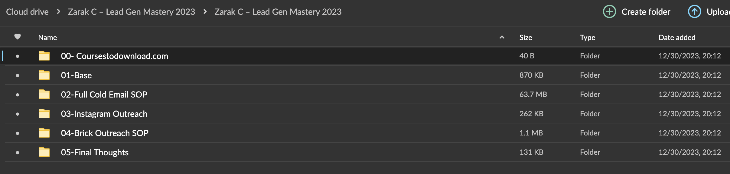 Zarak C – Lead Gen Mastery 2023 Download