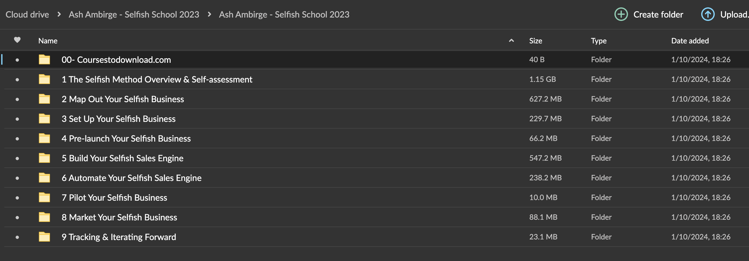 Ash Ambirge - Selfish School 2023 Download